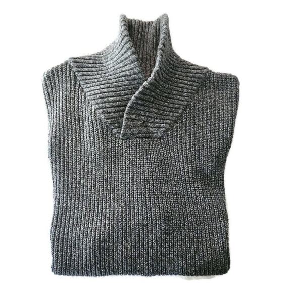 Urban Pipeline Men's Gray Pullover Shaker Shawl Sweater XLarge - Picture 5 of 8